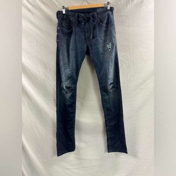 Diesel Thavar Other - Diesel THAVAR SP-NE 0676E Slim-Skinny Distressed  Jogg Jeans